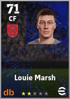 Louie Marsh — CF, OVR 71, MAX 71
