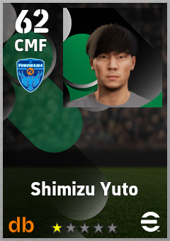 Shimizu Yuto — CMF, OVR 62, MAX 62