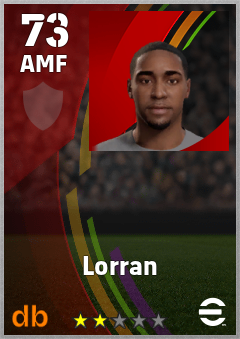 Lorran — AMF, OVR 73, MAX 73
