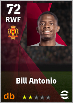 Bill Antonio eFootball player card