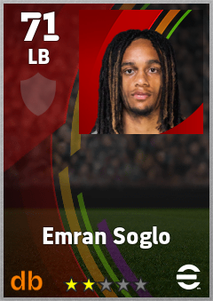 Emran Soglo — LB, OVR 71, MAX 71
