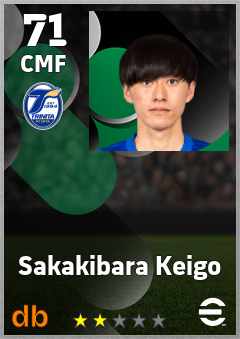 Sakakibara Keigo — CMF, OVR 71, MAX 71