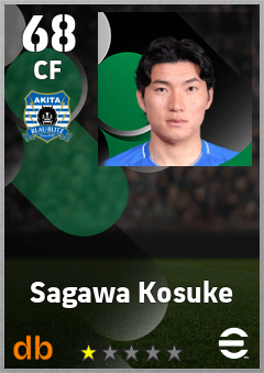 Sagawa Kosuke — CF, OVR 68, MAX 68