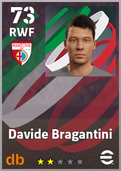 Davide Bragantini — RWF, OVR 73, MAX 73
