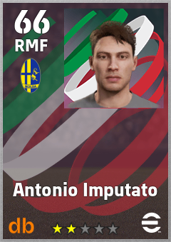 Antonio Imputato — RMF, OVR 66, MAX 66