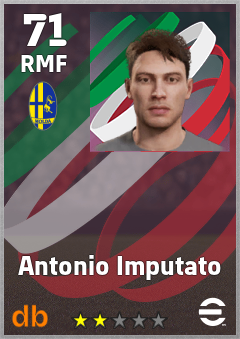 Antonio Imputato — RMF, OVR 71, MAX 71
