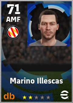 Marino Illescas — AMF, OVR 71, MAX 71