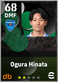 Ogura Hinata — DMF, OVR 68, MAX 68