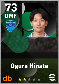 Ogura Hinata — DMF, OVR 73, MAX 73