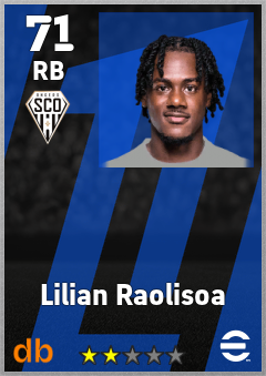Lilian Raolisoa — RB, OVR 71, MAX 71