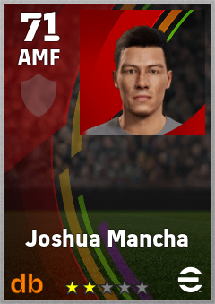 Joshua Mancha — AMF, OVR 71, MAX 71