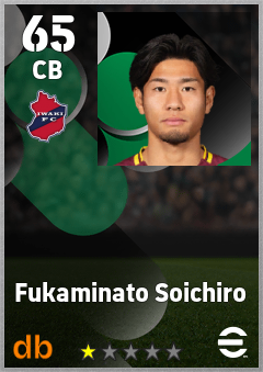 Fukaminato Soichiro — CB, OVR 65, MAX 65