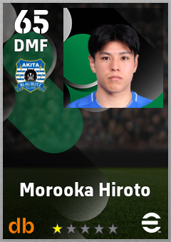 Morooka Hiroto — DMF, OVR 65, MAX 65