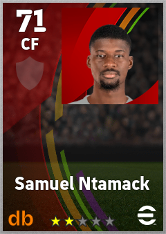 Samuel Ntamack — CF, OVR 71, MAX 71
