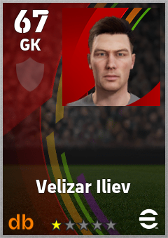 Velizar Iliev — GK, OVR 67, MAX 67