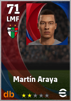 Martín Araya eFootball player card
