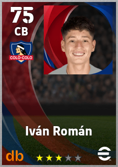 Iván Román — CB, OVR 75, MAX 75