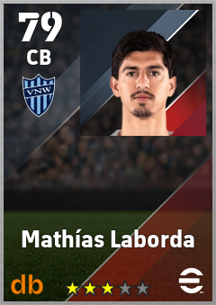 Mathías Laborda — CB, OVR 79, MAX 79