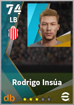 Rodrigo Insúa — LB, OVR 74, MAX 74
