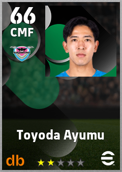 Toyoda Ayumu — CMF, OVR 66, MAX 66