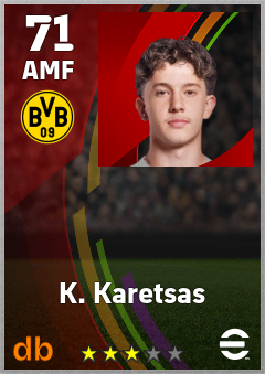 K. Karetsas eFootball player card
