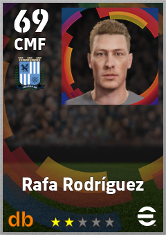 Rafa Rodríguez — CMF, OVR 69, MAX 69