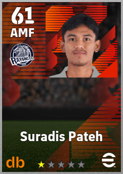 Suradis Pateh — AMF, OVR 61, MAX 61