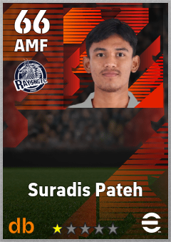 Suradis Pateh — AMF, OVR 66, MAX 66