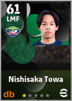 Nishisaka Towa — LMF, OVR 61, MAX 61