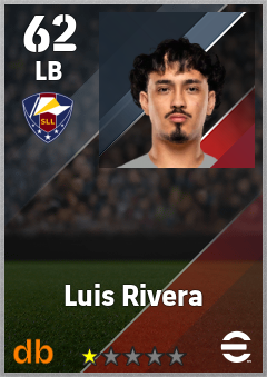Luis Rivera — LB, OVR 62, MAX 62