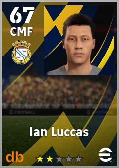 Ian Luccas — CMF, OVR 67, MAX 67