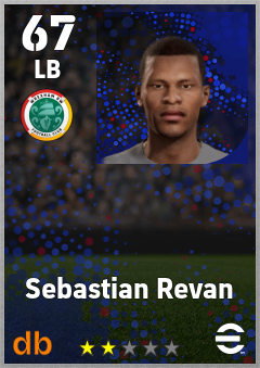 Sebastian Revan — LB, OVR 67, MAX 67