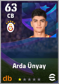 Arda Ünyay eFootball player card