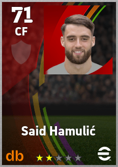 Said Hamulić — CF, OVR 71, MAX 71