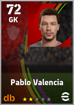 Pablo Valencia eFootball player card