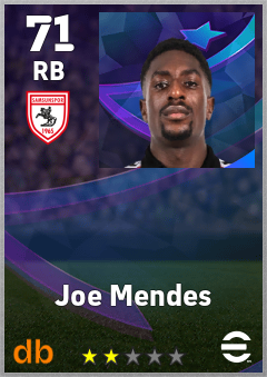 Joe Mendes eFootball player card