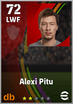 Alexi Pitu — LWF, OVR 72, MAX 72
