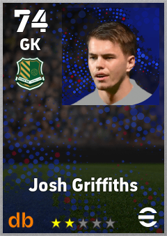 Josh Griffiths — GK, OVR 74, MAX 74