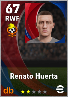 Renato Huerta — RWF, OVR 67, MAX 67