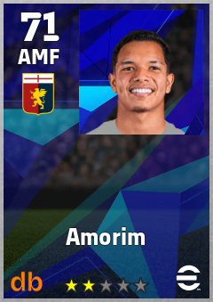 Amorim — AMF, OVR 71, MAX 71