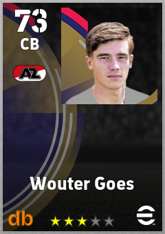 Wouter Goes eFootball player card