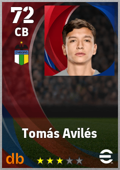 Tomás Avilés — CB, OVR 72, MAX 72