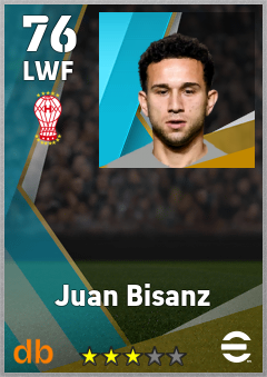 Juan Bisanz eFootball player card