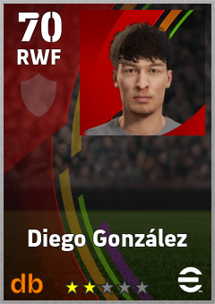 Diego González eFootball player card