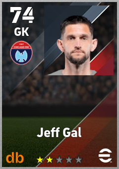 Jeff Gal — GK, OVR 74, MAX 74