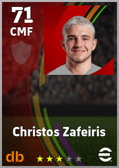 Christos Zafeiris eFootball player card