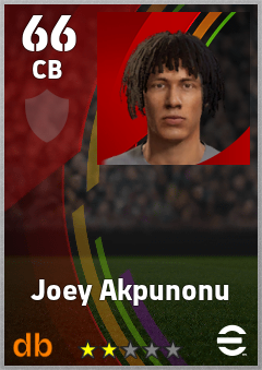 Joey Akpunonu eFootball player card