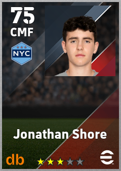 Jonathan Shore — CMF, OVR 75, MAX 75