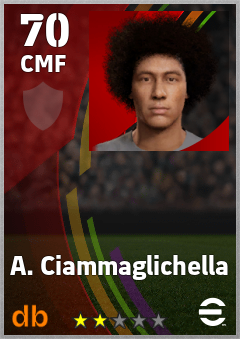 A. Ciammaglichella — CMF, OVR 70, MAX 70