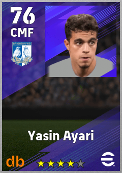Yasin Ayari eFootball player card